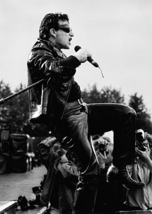 U2 - BONO LIVE - Symbios Design Rare Glossy Poster Print