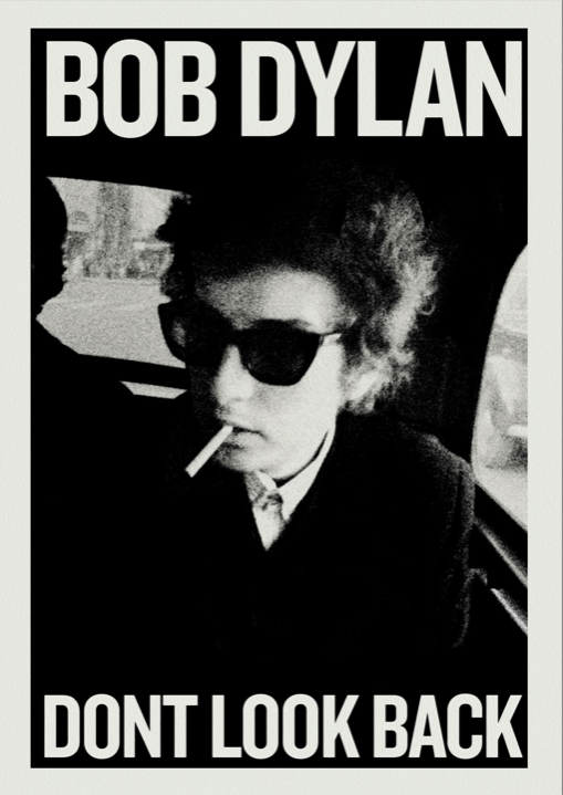 BOB DYLAN - DON'T LOOK BACK - Symbios Design Rare Glossy Poster Print
