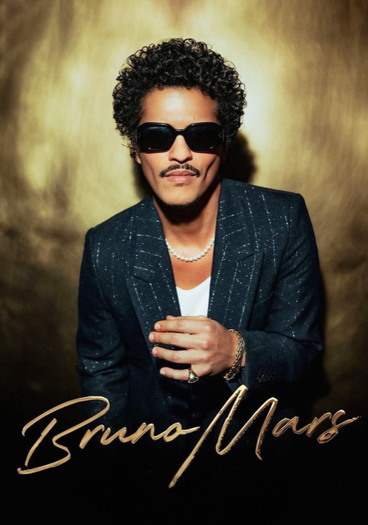 BRUNO MARS - Symbios Design Rare Glossy Poster Print