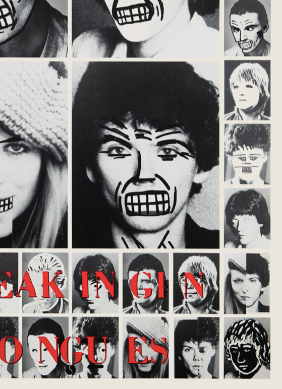 TALKING HEADS - SPEAKING TONGUES - Symbios Design Rare Glossy Poster Print