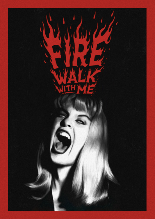 TWIN PEAKS - LAURA PALMER - FIRE WALK WITH ME - Symbios Design Rare Glossy Poster Print