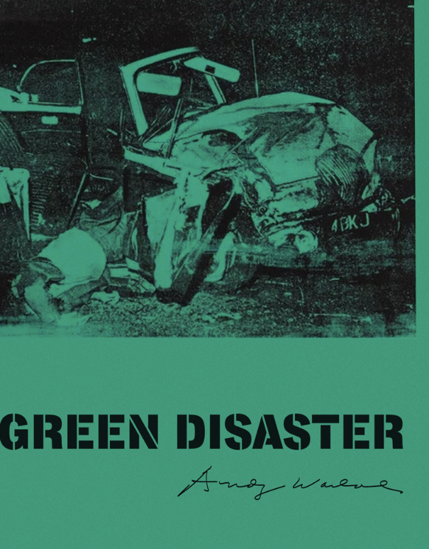 ANDY WARHOL - GREEN DISASTER - Symbios Design Rare Glossy Poster Print