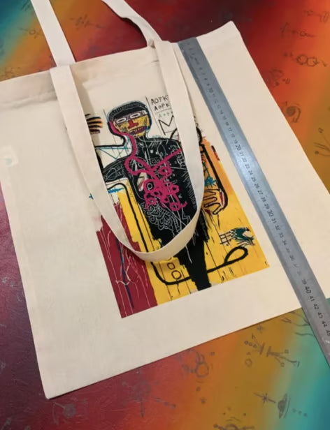 Basquiat - Versus Medici - Sac d'artiste rare - Coton Oeko-Tex