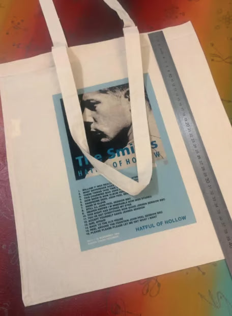 THE SMITHS - HATFUL OF HOLLOW - Tote Bag – Oeko-Tex Certified Cotton Reusable Bag