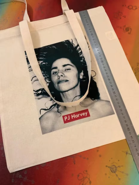 Sac cabas PJ Harvey : design années 90, coton certifié Oeko-Tex