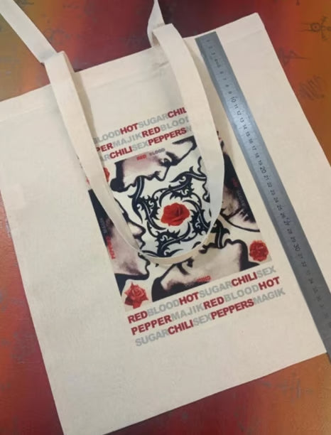 Red Hot Chili Peppers - Blood Sugar Sex Magik - Sac fourre-tout - Label certifié Oeko-Tex - Écologique - Sac réutilisable - Cadeau original - Unique