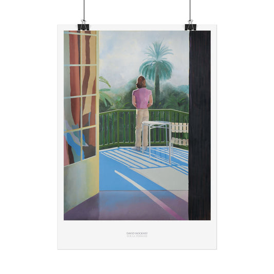 David Hockney - Sur la Terrace - Mural Artwork - Decoration - Wall Art