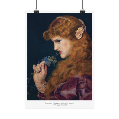 Anthony Frederick Augustus Sandys - Love's Shadow (1867) - Mural Artwork - Decoration - Wall Art