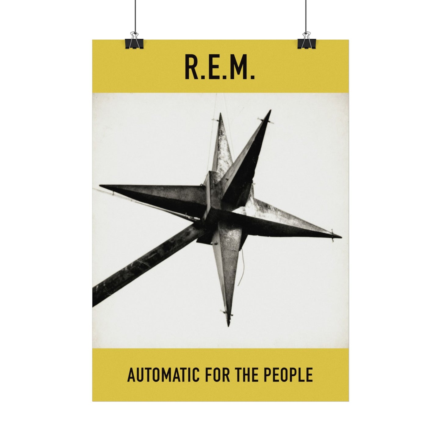 R.E.M. - Automatic for the People - Rare Music Poster,  Music Decor, Band Memorabilia, Music Lover Gift