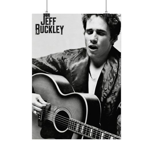 Jeff Buckley - Acoustic Portrait  - Music Poster,  Music Decor, Band Memorabilia, Music Lover Gift
