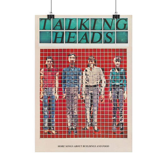 Talking Heads - Rare Music Poster,  Music Decor, Band Memorabilia, Music Lover Gift