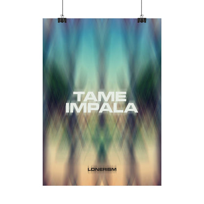 TAME IMPALA - LONERISM - Rare Portrait Music Poster,  Music Decor, Band Memorabilia, Music Lover Gift