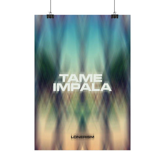TAME IMPALA - LONERISM - Rare Portrait Music Poster,  Music Decor, Band Memorabilia, Music Lover Gift