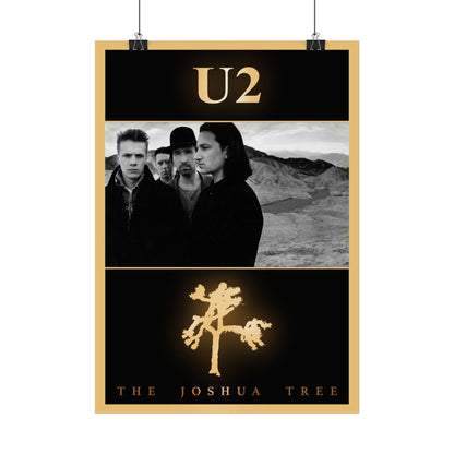 U2 The Joshua Tree - Rare Music Poster,  Music Decor, Band Memorabilia, Music Lover Gift
