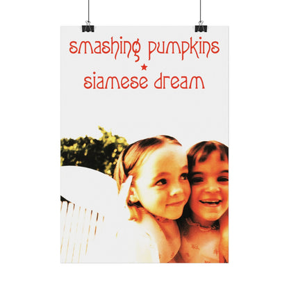 Smashing Pumkins - Siamese Dream - Rare Portrait Music Poster,  Music Decor, Band Memorabilia, Music Lover Gift