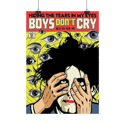 The Cure - Boys don't Cry  - Rare Music Poster,  Music Decor, Band Memorabilia, Music Lover Gift