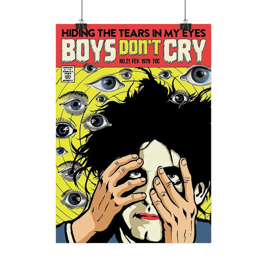 The Cure - Boys don't Cry  - Rare Music Poster,  Music Decor, Band Memorabilia, Music Lover Gift
