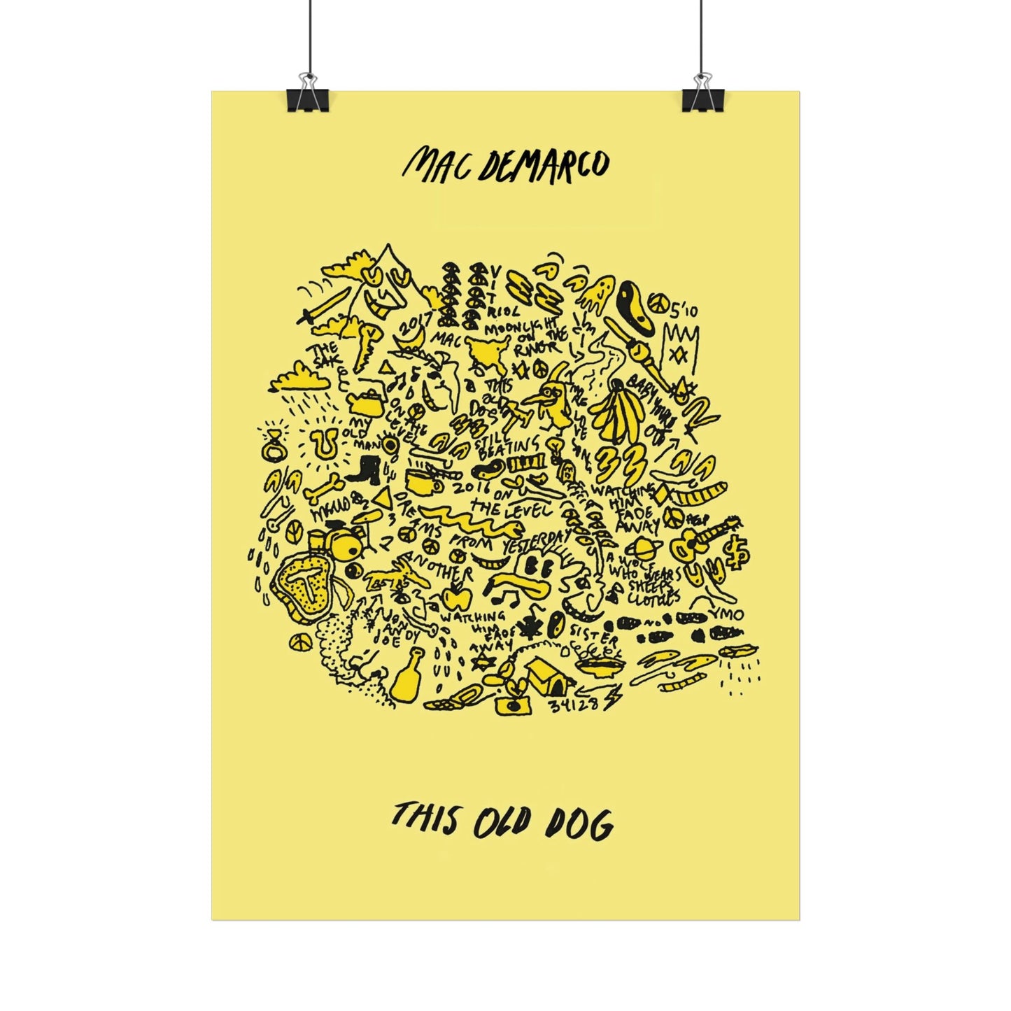 MAC DEMARCO - This Old Dog  - Music Poster,  Music Decor, Band Memorabilia, Music Lover Gift