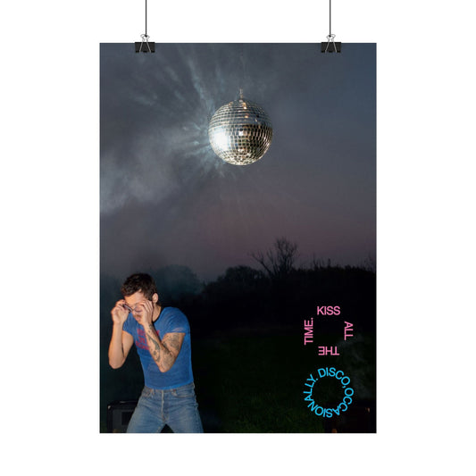 Harry Styles - Kiss All the Time. Disco, Occasionally - Rare Music Poster,  Music Decor, Band Memorabilia, Music Lover Gift