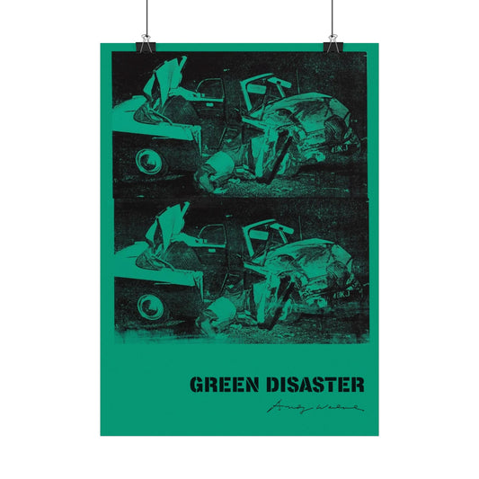 Andy Warhol - Green Disaster - Rare Music Poster,  Music Decor, Band Memorabilia, Music Lover Gift