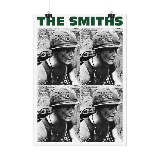 The Smiths - Meat is Murder  - Rare Music Poster,  Music Decor, Band Memorabilia, Music Lover Gift