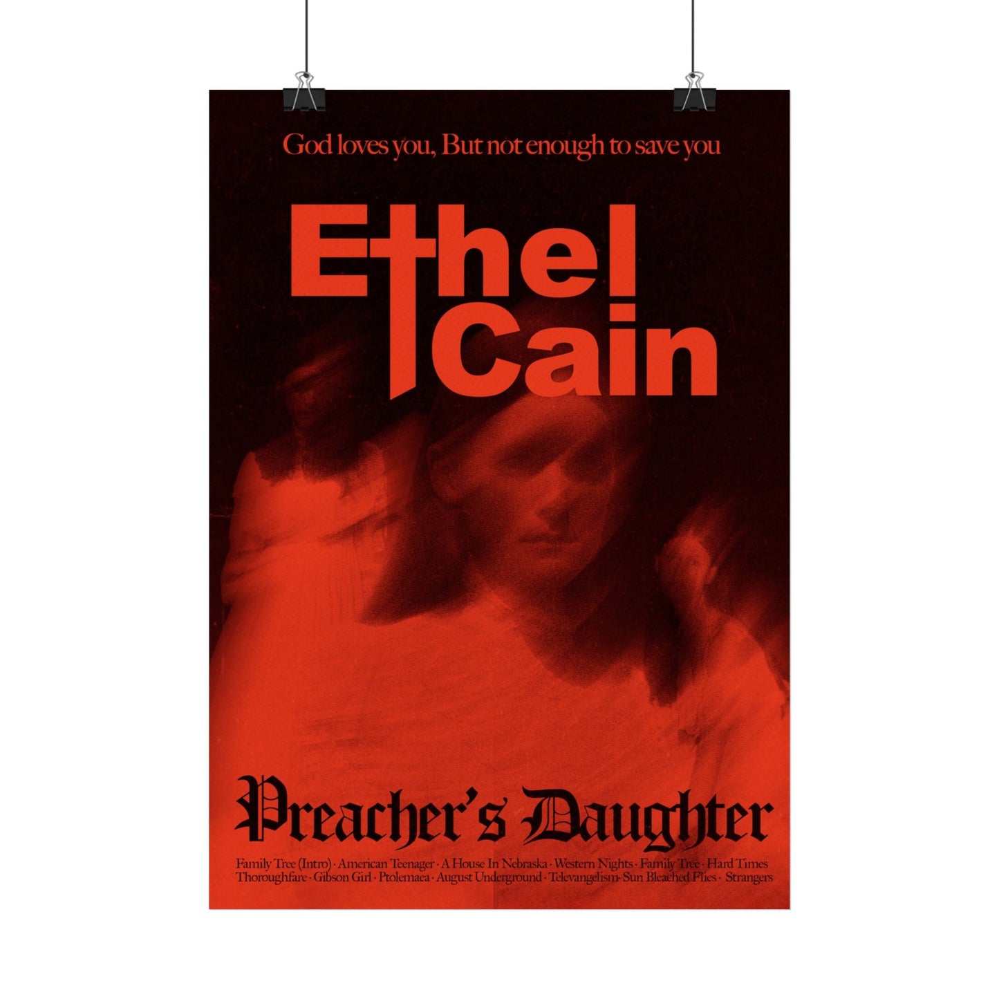 Ethel Cain - Preachers Daughter - Alternative Version  - Mural Artwork - Decoration - Wall Art