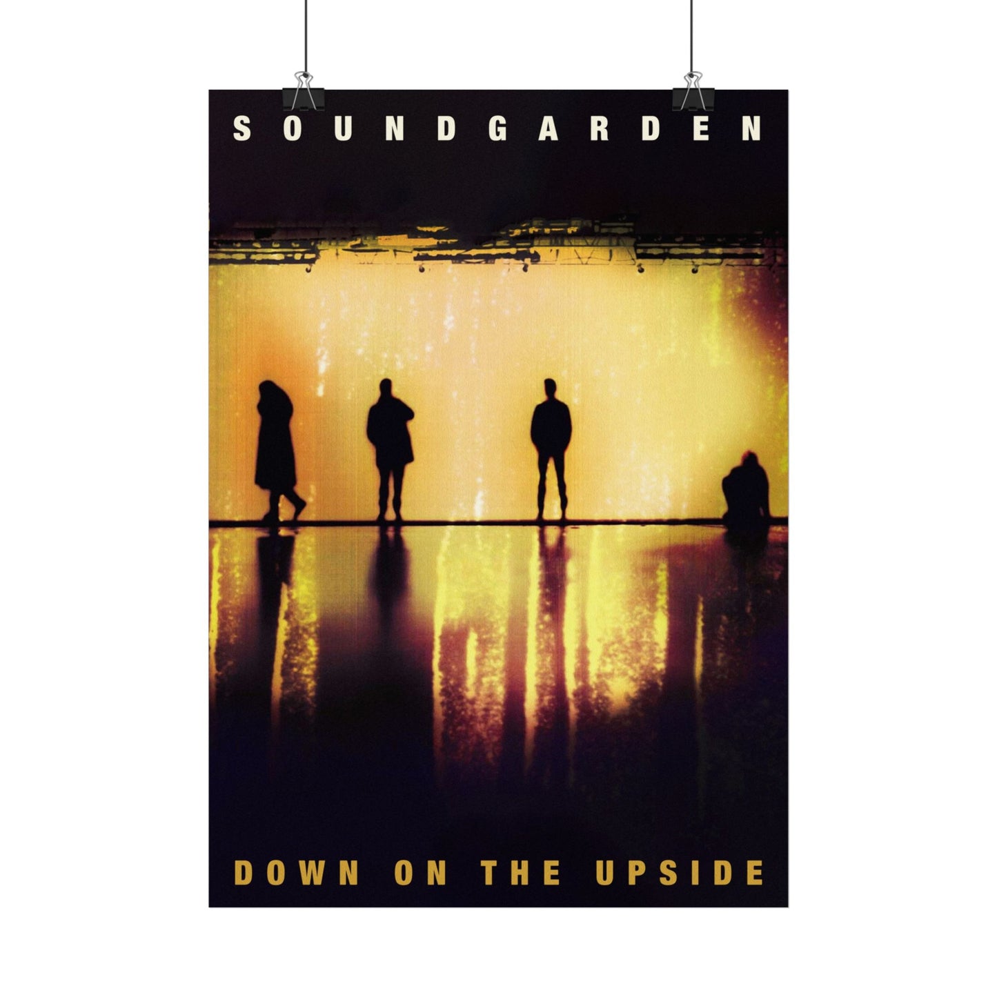 SOUNDGARDEN - Down on the Upside - Rare Music Poster,  Music Decor, Band Memorabilia, Music Lover Gift
