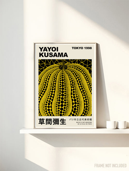 YAYOI KUSAMA - TOKYO 1998 - Symbios Design Rare Glossy Poster Print