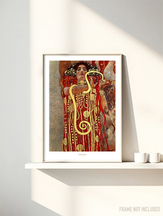 GUSTAV KLIMT - HYGIEIA - Symbios Design Rare Glossy Poster Print