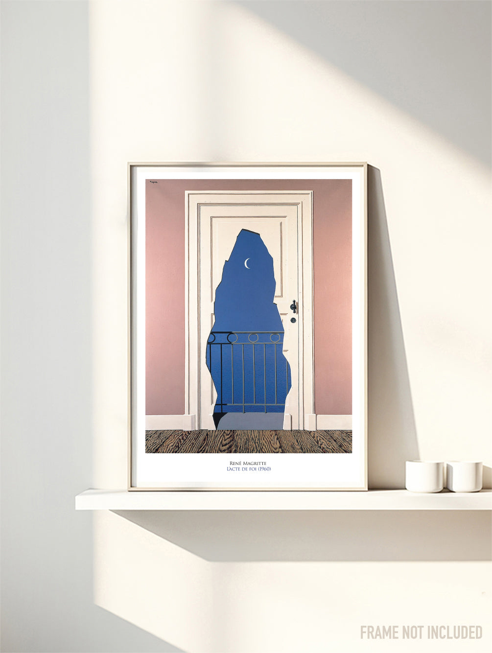 MAGRITTE - L'ACTE DE FOI - Symbios Design Rare Glossy Poster Print