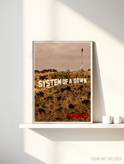 SYSTEM OF A DOWN - TOXICITY - Symbios Design Rare Glossy Poster Print