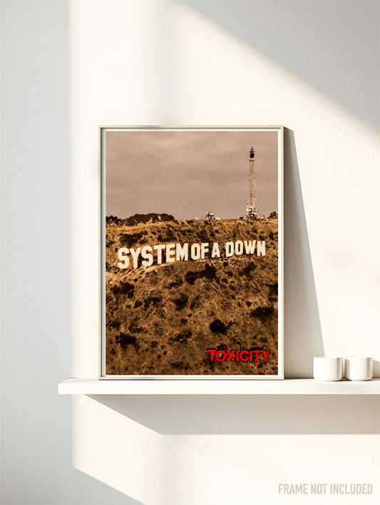 SYSTEM OF A DOWN - TOXICITY - Symbios Design Rare Glossy Poster Print