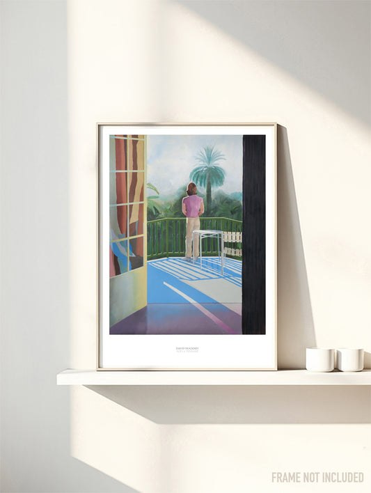 David Hockney - Sur la Terrace - Mural Artwork - Decoration - Wall Art