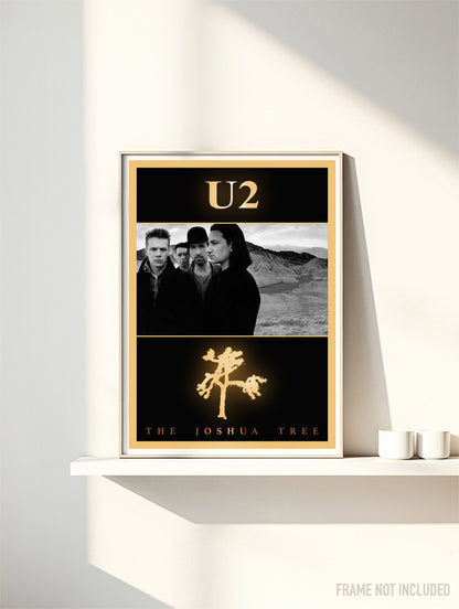 U2 JOSHUA TREE  - Symbios Design Rare Glossy Poster Print