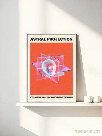 ASTRAL PROJECTION - Symbios Design Rare Glossy Poster Print