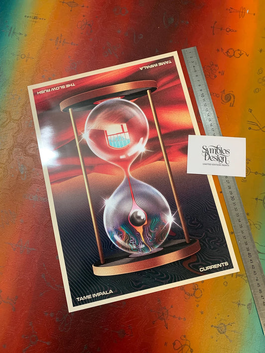 TAME IMPALA - SLOW CURRENTS - Symbios Design - Rare Glossy Print