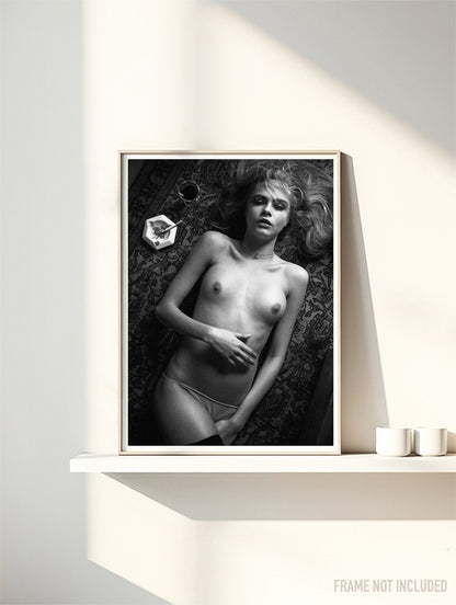 CARA DELEVIGNE - Symbios Design Rare Glossy Poster Print