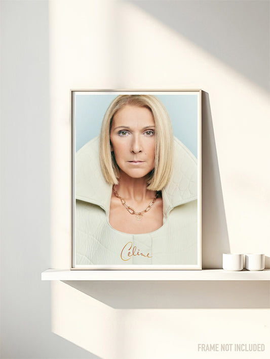 CELINE DION - PORTRAIT  - Symbios Design Rare Glossy Poster Print