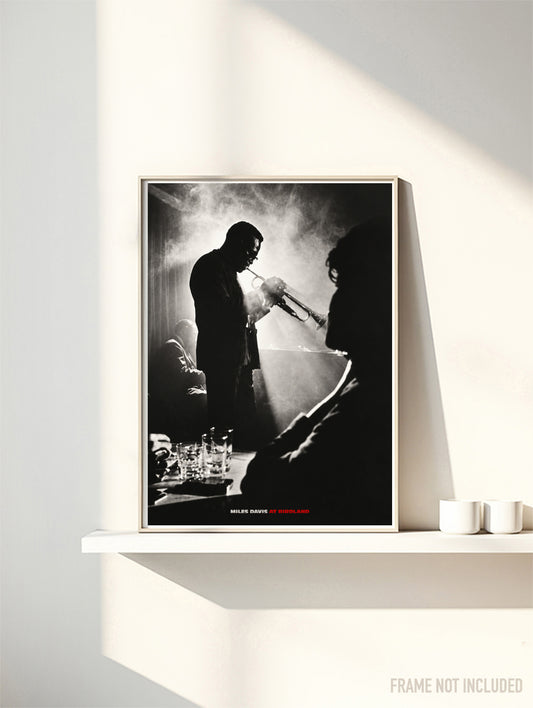 MILES DAVIS - AT BIRDLAND - Symbios Design Rare Glossy Poster Print