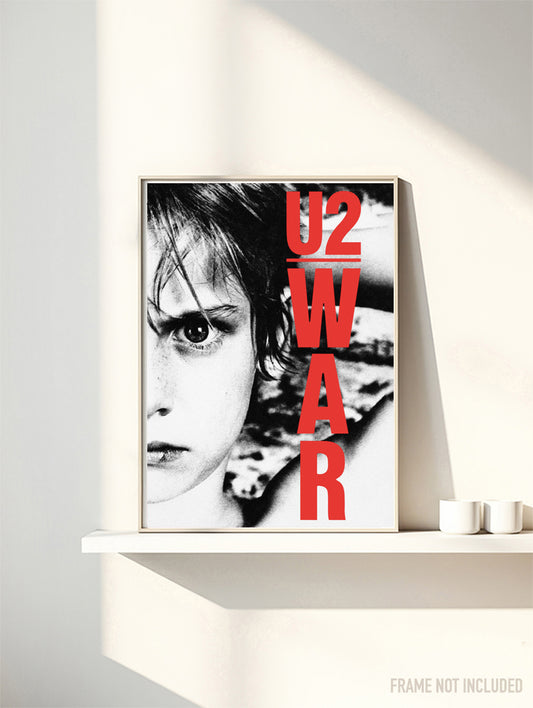 U2 - WAR - Symbios Design Rare Glossy Poster Print