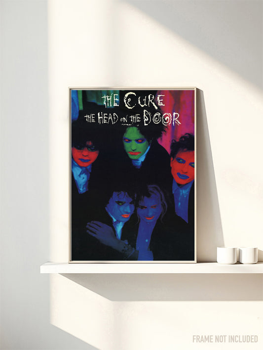 THE CURE - THE HEAD ON THE DOOR - Symbios Design Rare Glossy Poster Print