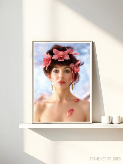 KATE BUSH - PETALS - Symbios Design Rare Glossy Poster Print