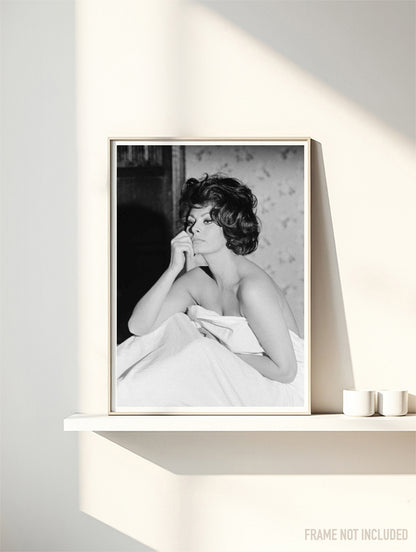 SOPHIA LOREN - Symbios Design Rare Glossy Poster Print