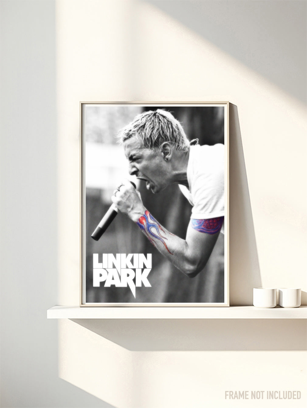 LINKIN PARK - CHESTER BENNINGTON LIVE - Symbios Design Rare Glossy Poster Print