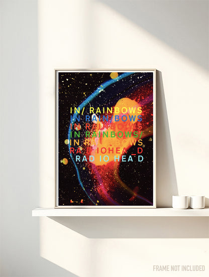 RADIOHEAD - IN RAINBOWS - Symbios Design Rare Glossy Poster Print