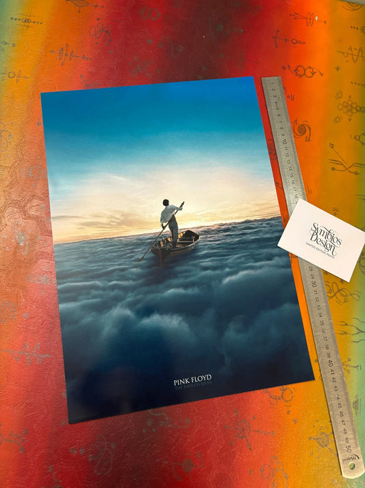 PINK FLOYD - THE ENDLESS RIVER - Symbios Design - Rare Glossy Print
