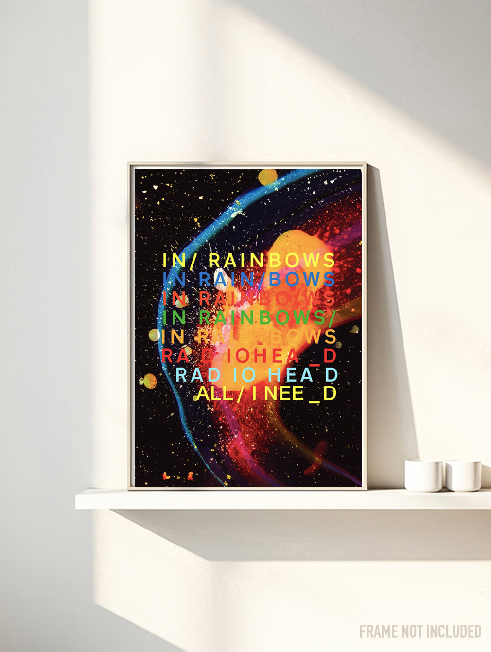 RADIOHEAD - IN RAINBOWS - ALL I NEED - Symbios Design Rare Glossy Poster Print