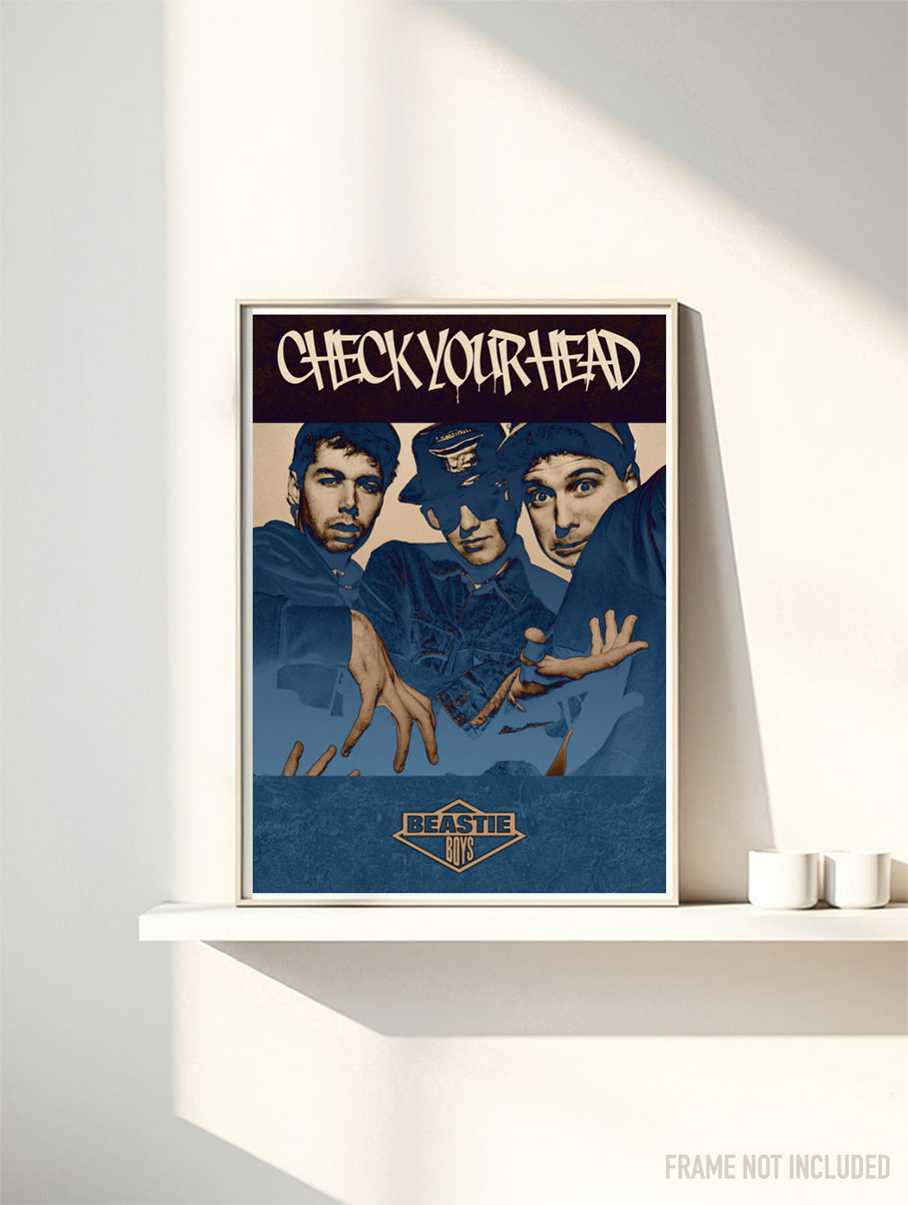 Check your head - Rare Portrait Music Poster,  Music Decor, Band Memorabilia, Music Lover Gift