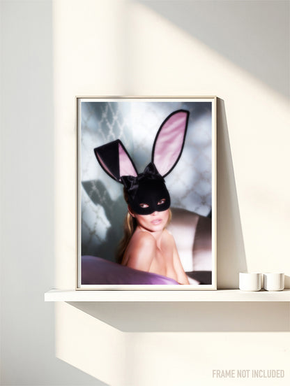 KATE MOSS II - EROTIC NUDE PORTRAIT - Symbios Design Rare Glossy Poster Print