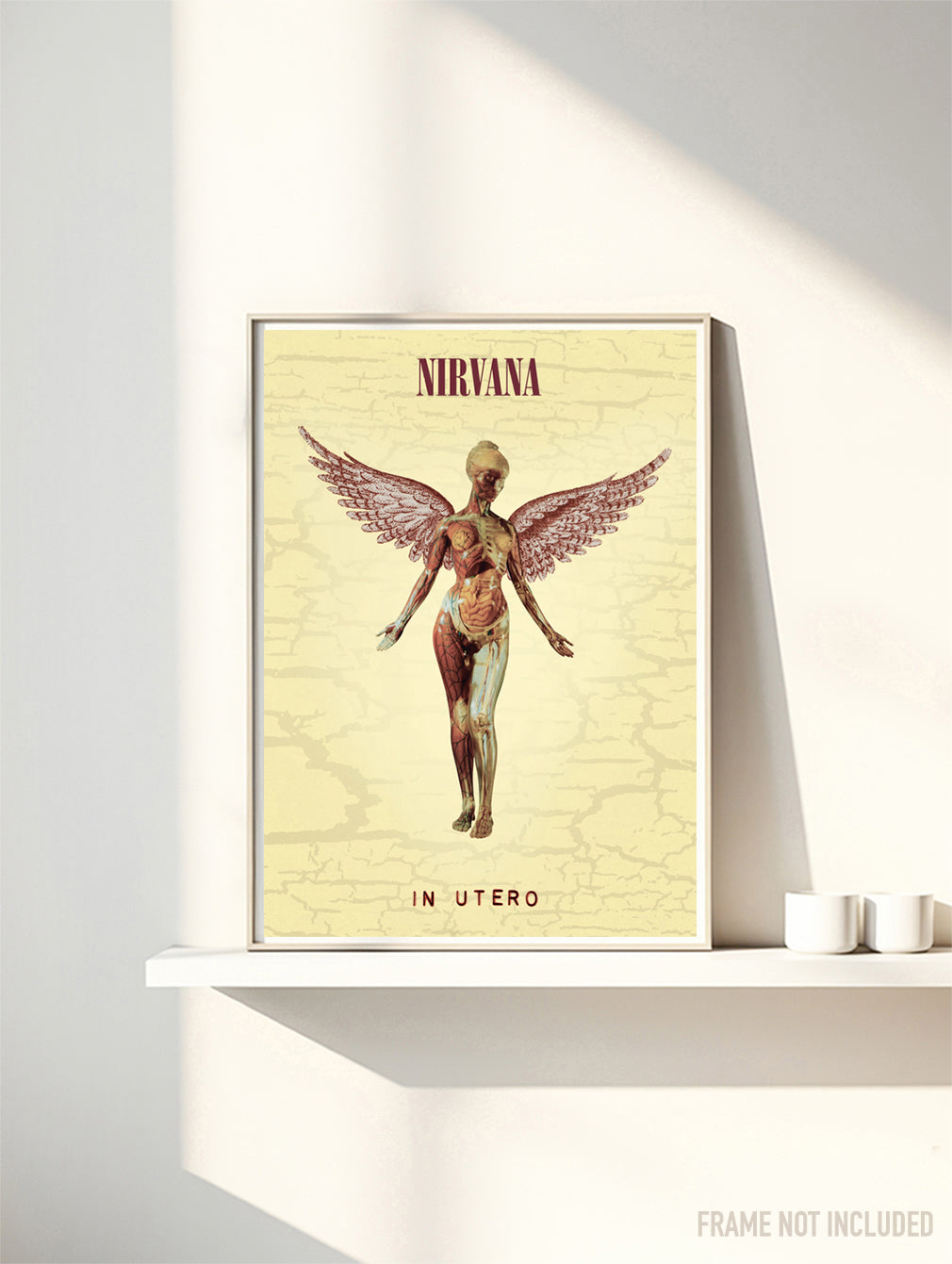 Nirvana - In Utero - Rare Music Poster,  Music Decor, Band Memorabilia, Music Lover Gift